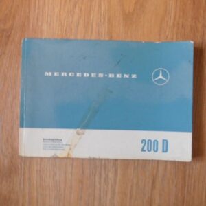Manual Mercedes 200 D de 11.65